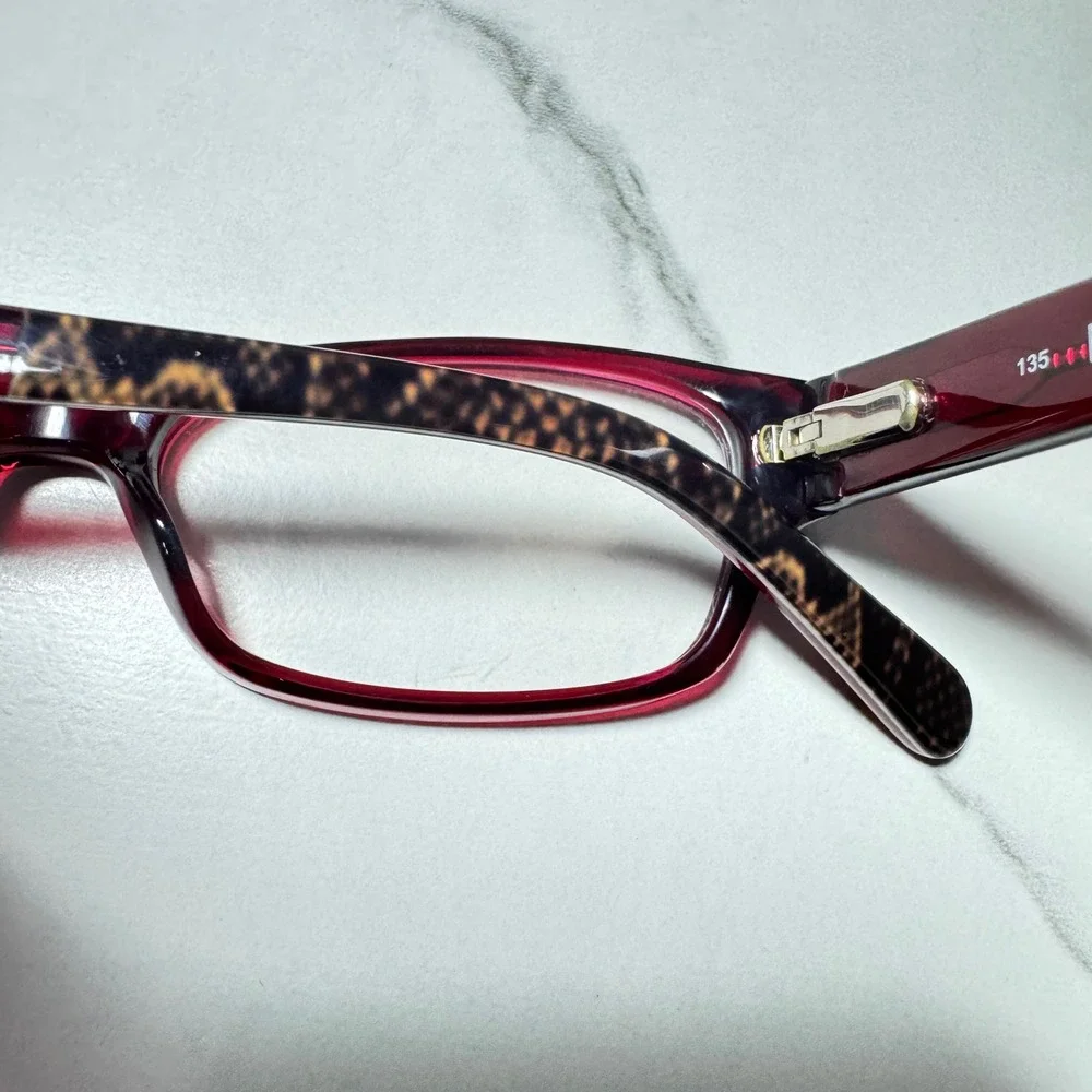 Nine West Petite Fit Eyeglasses Frames NW5092 612 Burgundy Red 47-15-135